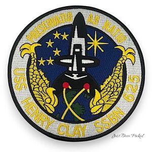 NOS US Navy USS Henry‎ Clay SSBN Preservation AB Patch 5"